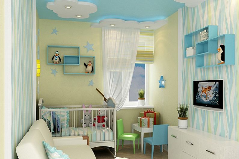 Спустя год после рождения украшение детской комнаты может стать настоящим испытанием